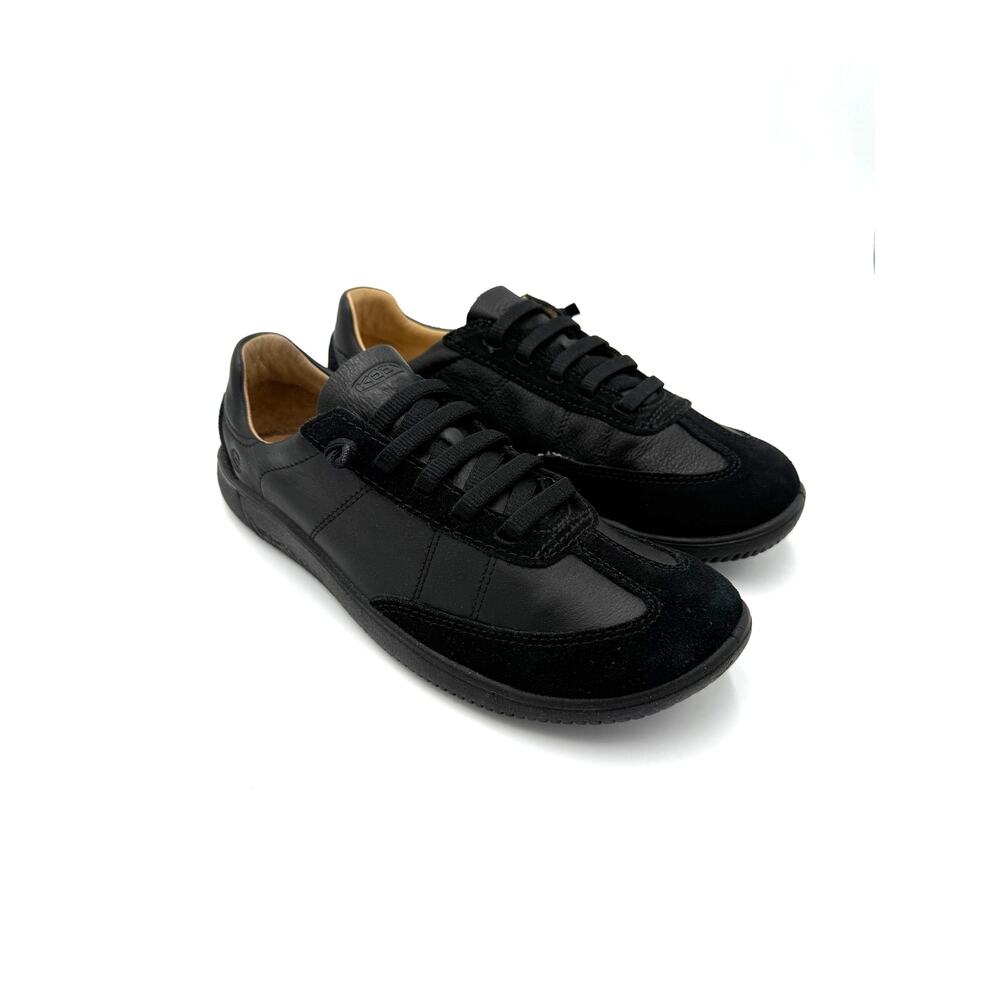 KEEN Men's KNX T-Toe Slip On Sneakers - Black/Black - 10 Men's